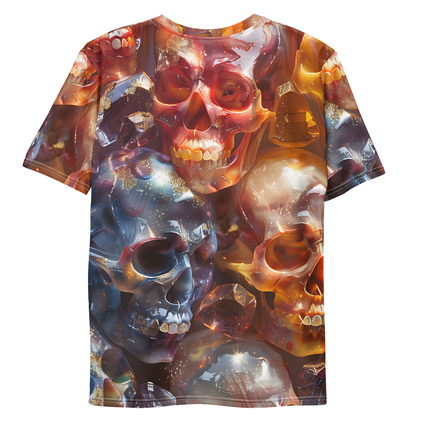 Crystal Skulls Men's T-shirt - Psychedelic All Over Print
