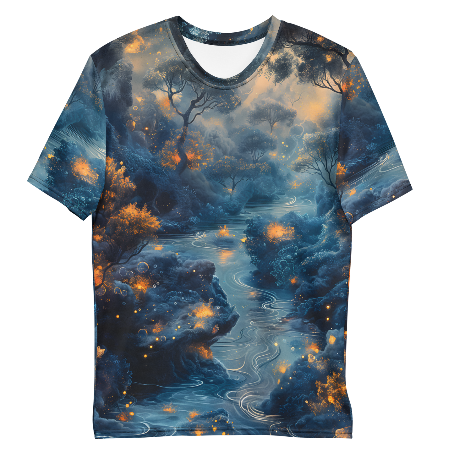 Dark River Men's T-shirt - Psychedelic All Over Print