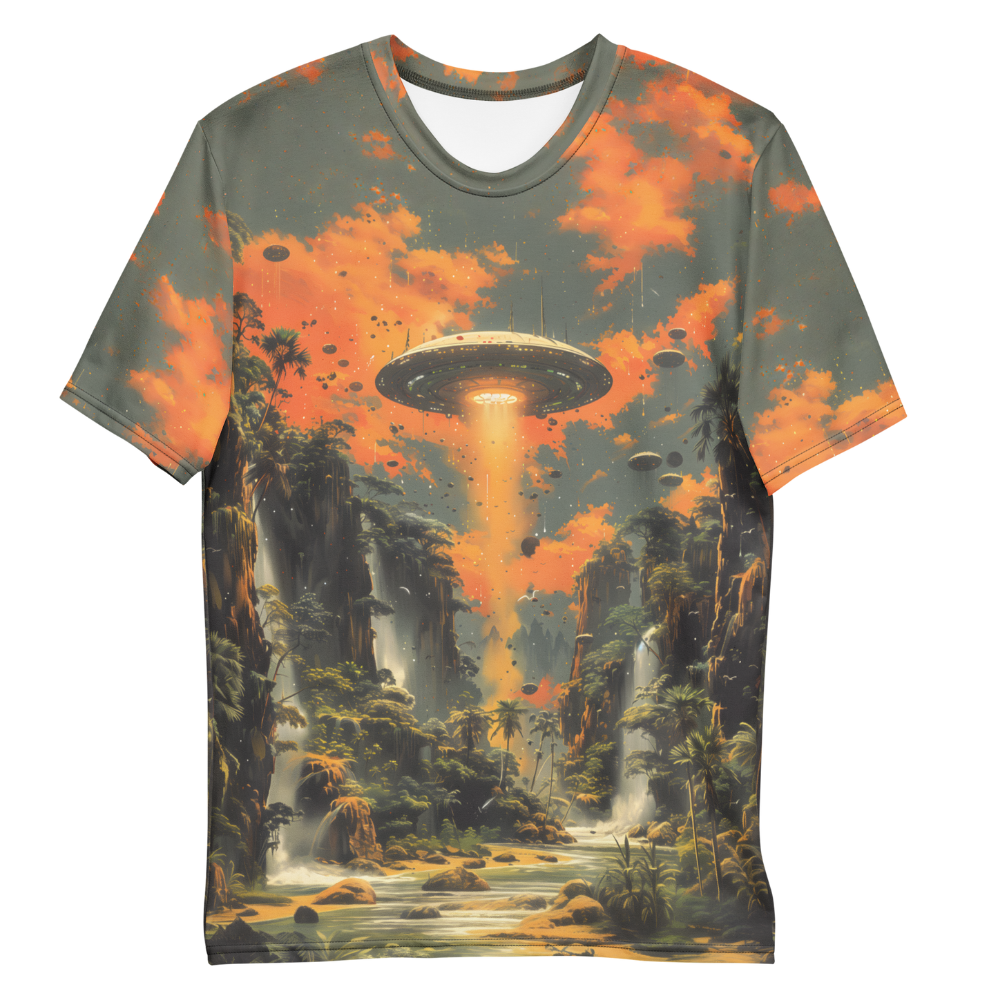 Found World Men's T-shirt - Psychedelic All Over Print