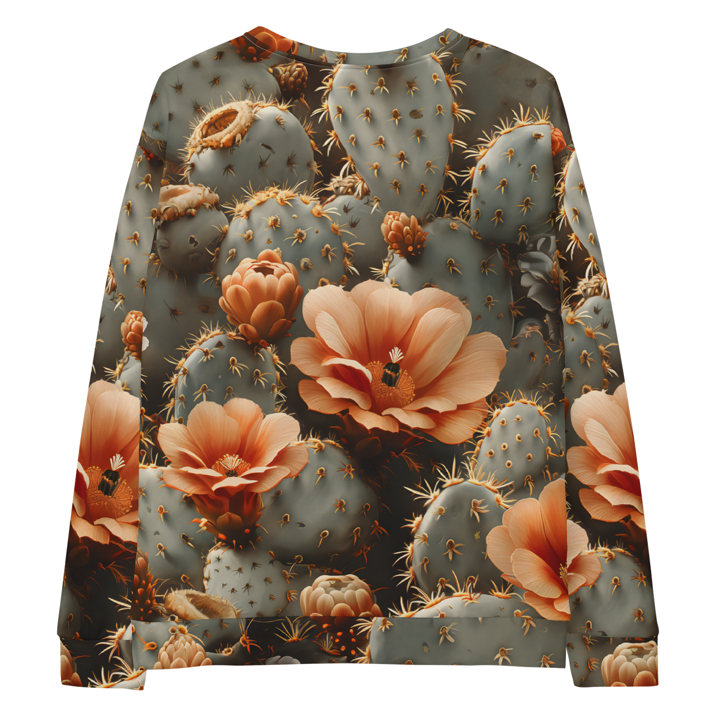 Desert Flowers Unisex Sweatshirt - Psychedelic All Over Print