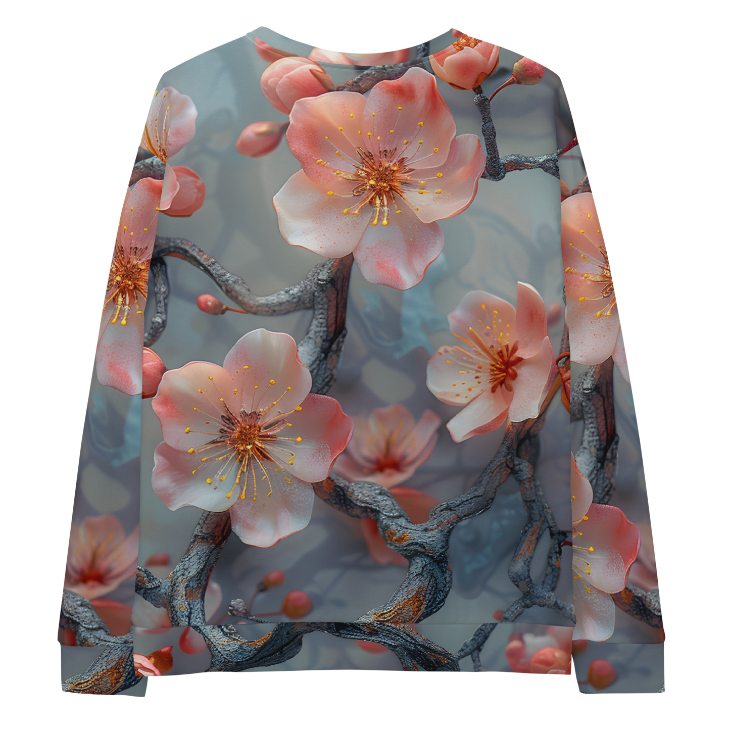Cherry Blossom Unisex Sweatshirt - Psychedelic All Over Print