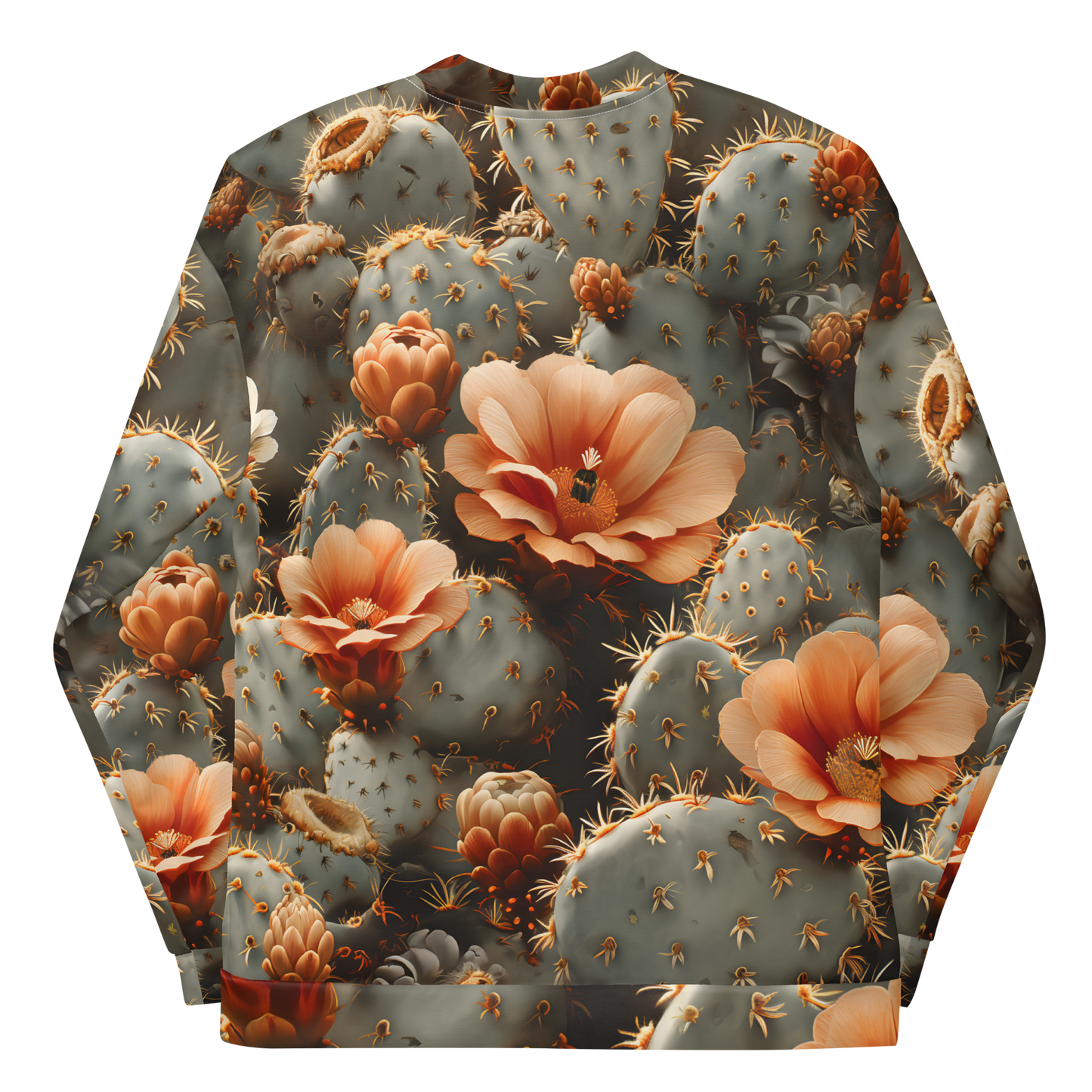 Desert Flowers Unisex Bomber Jacket - Psychedelic All Over Print