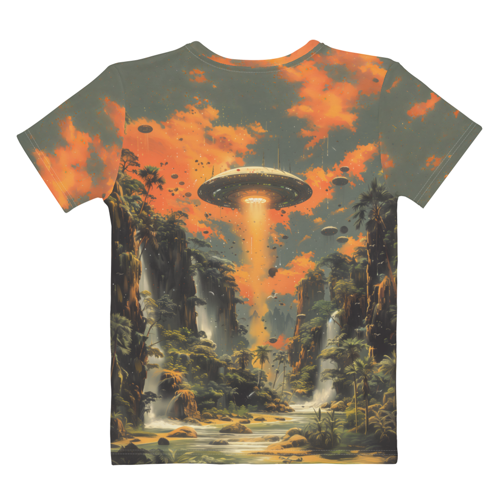 Found World Women's T-shirt - Psychedelic All Over Print