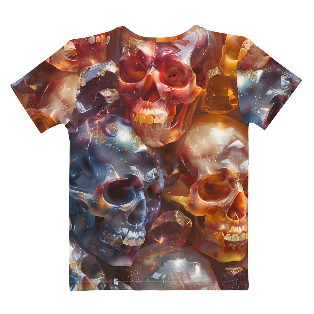 Crystal Skulls Women's T-shirt - Psychedelic All Over Print
