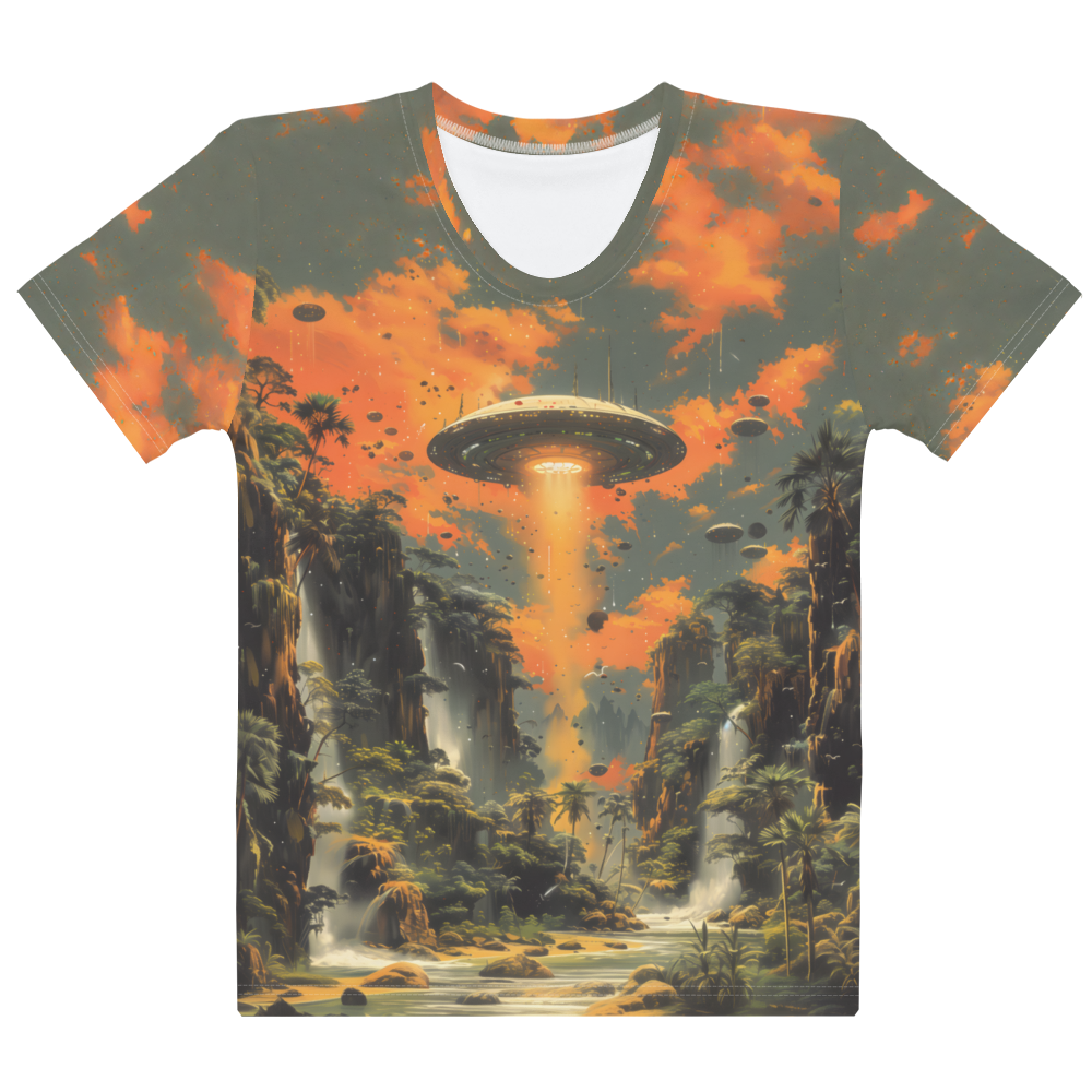 Found World Women's T-shirt - Psychedelic All Over Print