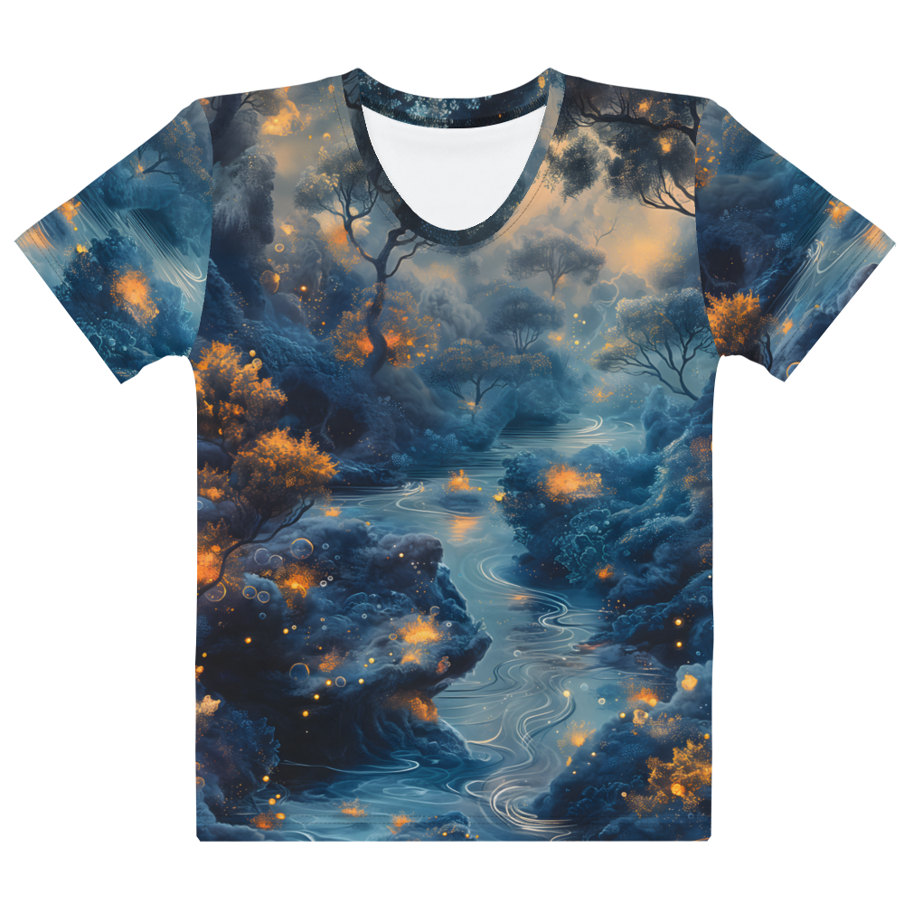 Dark River Women's T-shirt - Psychedelic All Over Print
