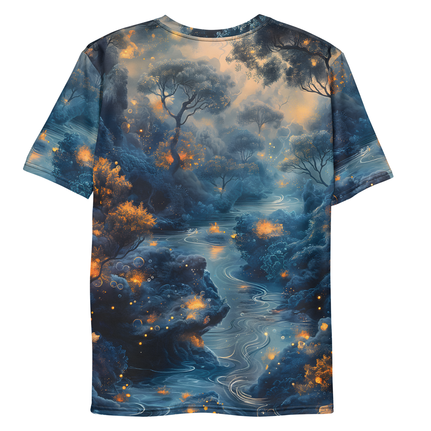 Dark River Men's T-shirt - Psychedelic All Over Print