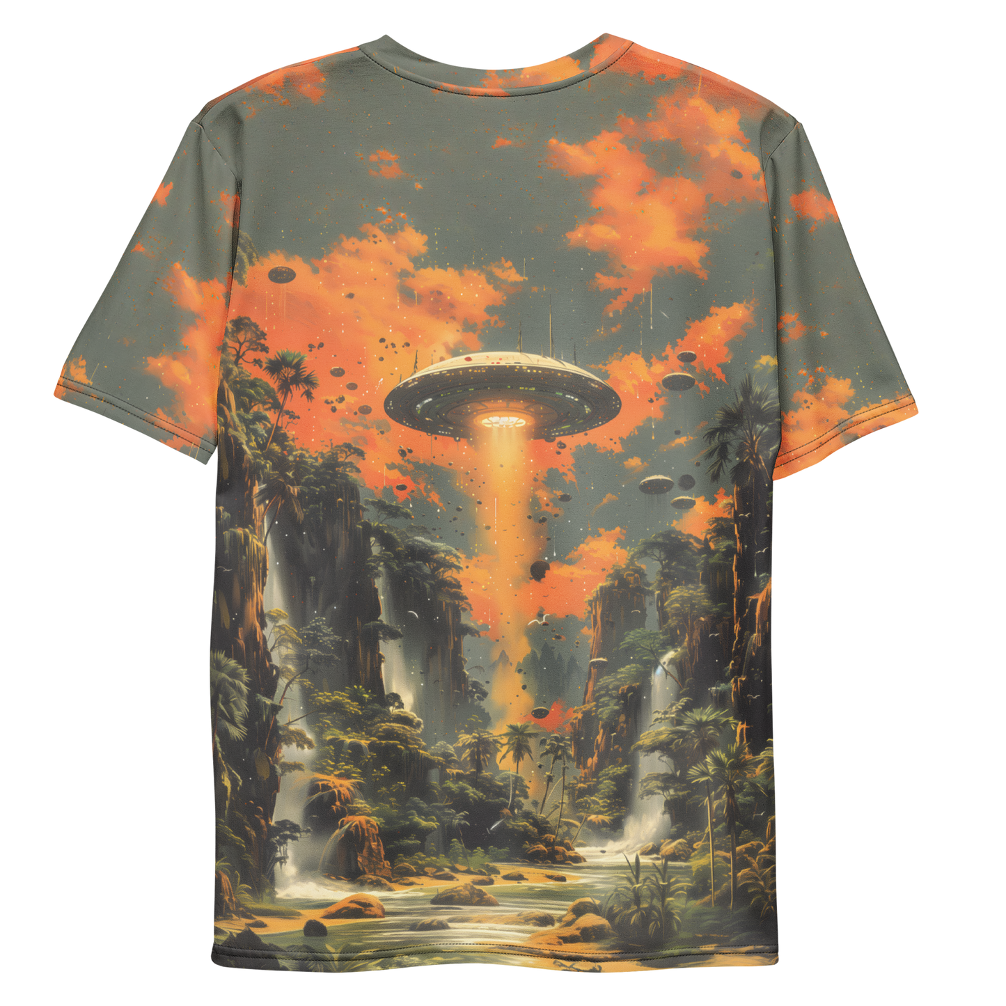 Found World Men's T-shirt - Psychedelic All Over Print
