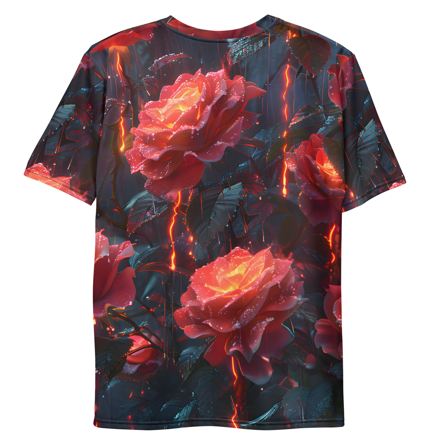 Rose Rain Men's T-shirt - Psychedelic All Over Print