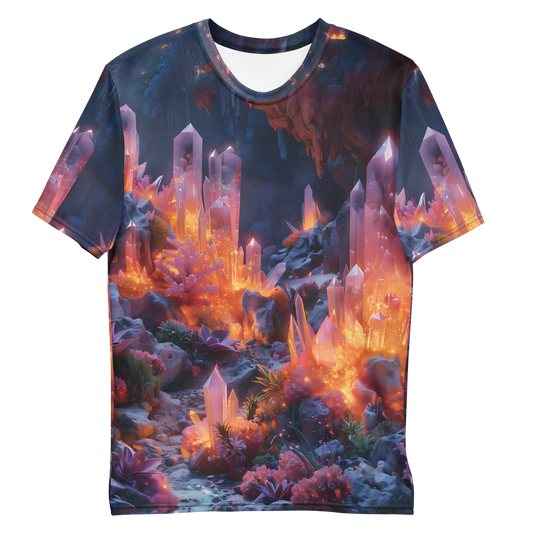 Crystal Cave Men's T-shirt - Psychedelic All Over Print
