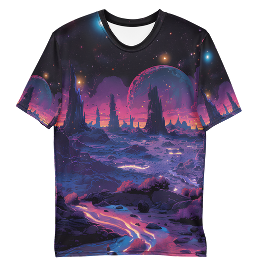 Other Moons Men's T-shirt - Psychedelic All Over Print
