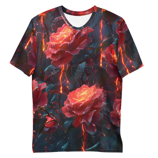 Rose Rain Men's T-shirt - Psychedelic All Over Print