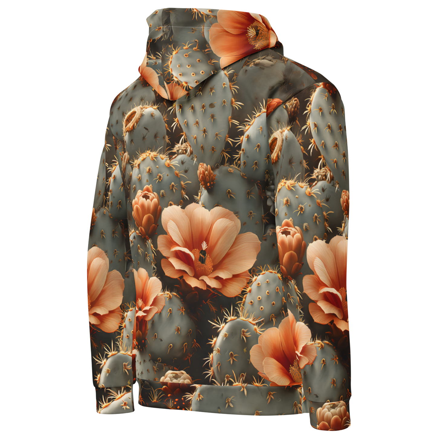 Desert Flowers Unisex Hoodie - Psychedelic All Over Print