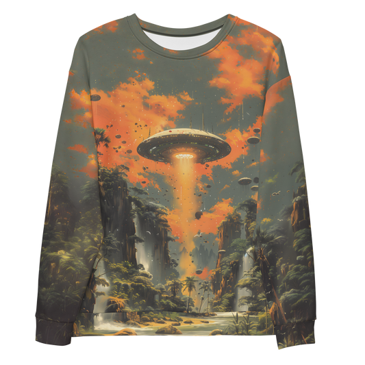Found World Unisex Sweatshirt - Psychedelic All Over Print