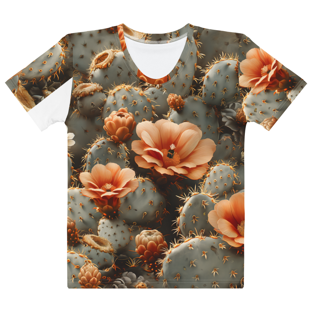 Desert Flowers Women's T-shirt - Psychedelic All Over Print